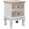 Image de VIDAXL - Table de Chevet Bois de Paulownia