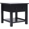 Image de vidaXL Table d'appoint Noir 40x40x40 cm