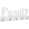 Image de vidaXL Porte-manteau mural FAMILY - Blanc