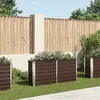 Image de vidaXL Lit de Jardin - Marron 160x40x77 cm