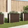 Image de vidaXL Lit surélevé 100x40x77 cm - Marron