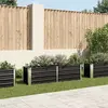 Image de vidaXL Lit surélevé - Anthracite
