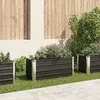 Image de vidaXL Lit surélevé de jardin Anthracite
