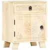 Image de vidaXL Table de chevet 40x30x50 cm Bois de manguier massif