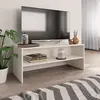 Image de vidaXL Meuble TV Blanc 100x40x40 cm Bois d’ingénierie