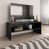 Image de vidaXL Meuble TV Noir 100x40x40 cm Bois d'ingénierie