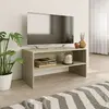 Image de vidaXL Meuble TV Chêne sonoma 80x40x40 cm Bois d’ingénierie