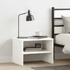 Image de vidaXL Table de chevet - Blanc