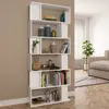 Image de vidaXL Bibliothèque/Séparateur blanc 80x24x192 cm