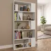 Image de vidaXL Bibliothèque/Séparateur de pièce blanc