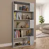 Image de VidaXL Bibliothèque/Séparateur - Gris béton