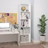 Image de vidaXL Bibliothèque Blanc