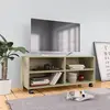 Image de vidaXL Meuble TV avec roulettes - Chêne sonoma