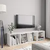 Image de VidaXL Bibliothèque/Meuble TV - Blanc