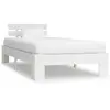 Image de VIDAXL Cadre de lit bois de pin blanc 90x200