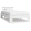 Image de VidaXL Cadre de lit 100x200 cm - Bois Blanc