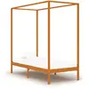 Image de vidaXL Cadre de lit baldaquin 100x200 cm - Bois massif