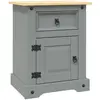 Image de VidaXL Table de chevet Gamme Corona - Gris