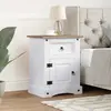 Image de vidaXL Table de chevet Corona - Pin mexicain