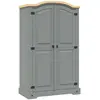 Image de vidaXL Garde-robe Corona - Gris