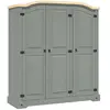 Image de vidaXL Garde-robe Gamme Corona - Gris