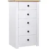 Image de vidaXL Buffet Panama Blanc 46x40x89 cm