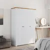 Image de vidaXL Garde-robe Panama - Blanc