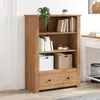 Image de vidaXL Bibliothèque - Bois de pin massif 80x35x110 cm