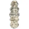 Image de vidaXL Tapis peau de mouton Gris Foncé - 60x180 cm