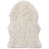 Image de vidaXL Peau de mouton - Gris