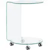 Image de vidaXL Table basse - Transparent - Verre trempé
