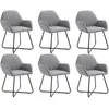 Image de vidaXL Chaises à manger - Gris clair