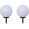 Image de vidaXL Lampes solaires LED - Lot de 2 pcs