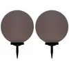 Image de vidaXL Lampes Solaires Sphériques LED 2 pièces