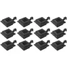 Image de vidaXL Lampes Solaires Carrées d'Extérieur - Noir