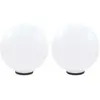 Image de vidaXL Lampes à LED sous forme de boule 2 pcs Sphérique 50 cm PMMA