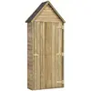 Image de vidaXL Abri à outils de jardin 178cm Pinède