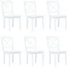 Image de vidaXL Chaises à manger - Lot de 6