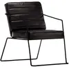 Image de vidaXL Fauteuil en cuir véritable