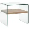 Image de vidaXL - Ensemble Table Basse Verre Trempé Clair