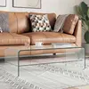 Image de vidaXL Table Basse Verre Trempé - Clair