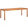 Image de VIDAXL Table de jardin 215x90x74 cm - Bois d'acacia massif