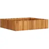 Image de vidaXL Lit surélevé de jardin - 100x100x25 cm - Bois d'acacia