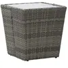 Image de vidaXL Table à thé 41.5x41.5x43 cm - Gris