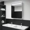Image de VIDAXL Armoire à miroir LED blanc