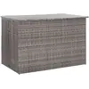 Image de vidaXL Boîte de rangement 150x100 cm Gris