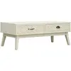Image de vidaXL Table basse Gris sculpté