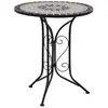 Image de VidaXL Table de bistro - Gris mosaïque