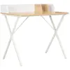 Image de VIDAXL Bureau blanc et naturel