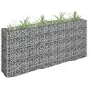 Image de vidaXL Lit surélevé à gabion - 180x30x90 cm